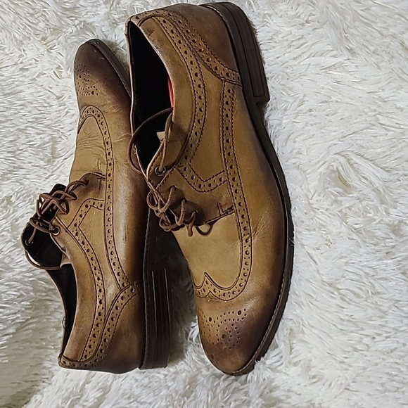 ROCKPORT Men's Two-Tone Brown Wingtip Oxfords - Size 12 - Picture 8 of 9